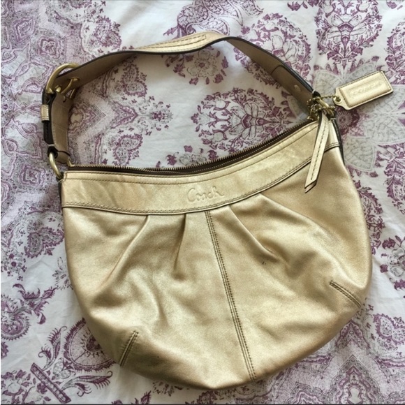 Coach Hobo Bag Y2K Gold - Picture 2 of 8